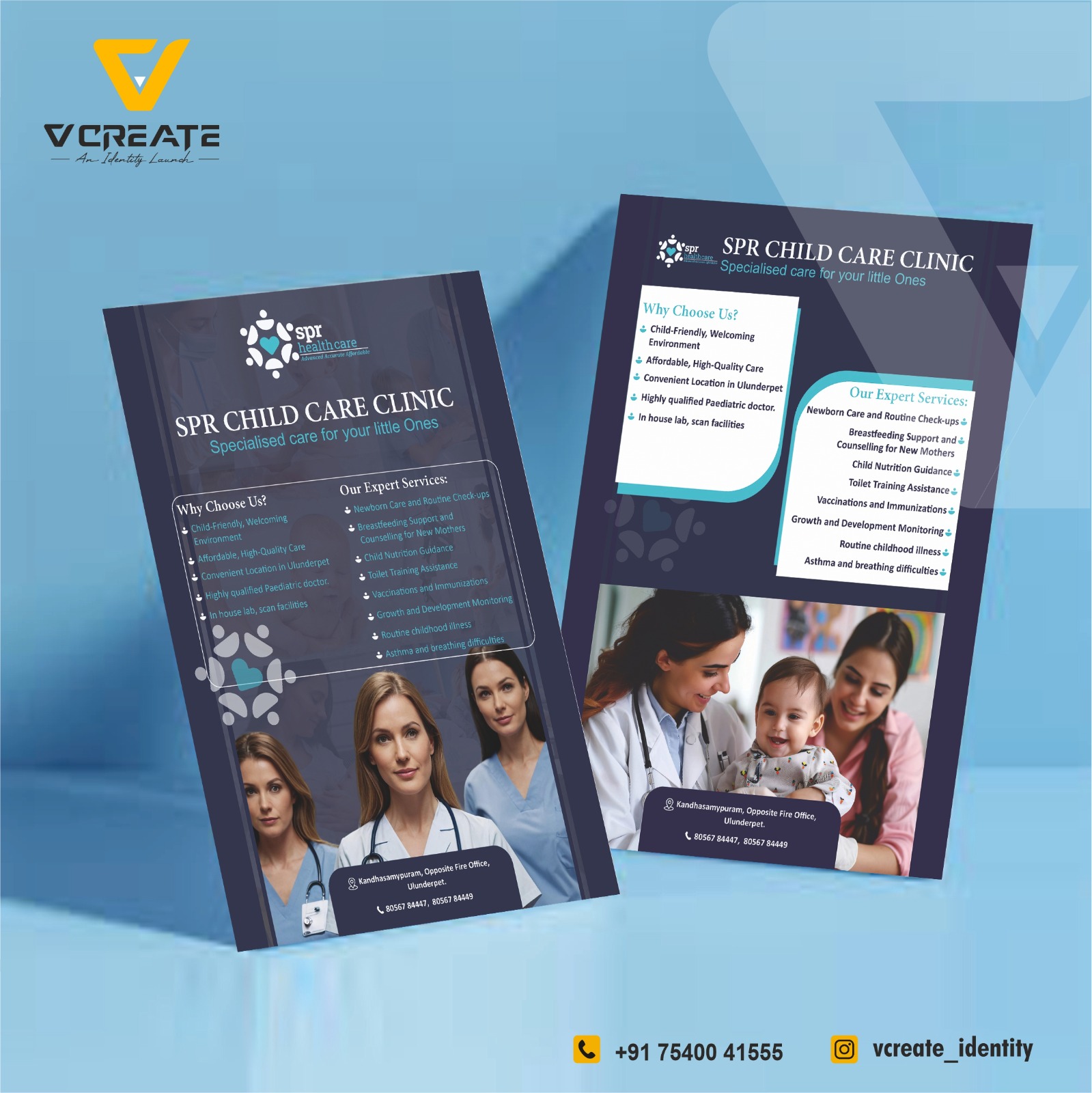 Double-side flyers design Coimbatore